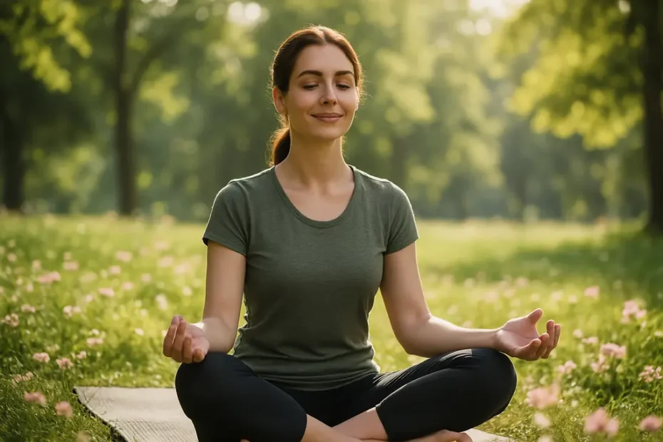 Short Mindfulness Practices with a person sitting calmly near a window