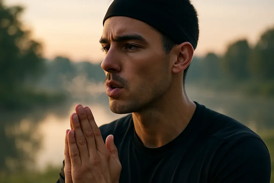 Breathing Brain Function practice with a person resting quietly and noticing the breath